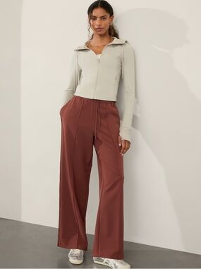 Athleta Endeavor High Rise Relaxed Pant Cherrywood